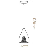 Lampa wisząca rosegold - ULFN88
