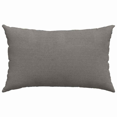 Poduszki na sofę 2 pcs Jasnoszary 50 x 30 cm Tkanina sztruksowa