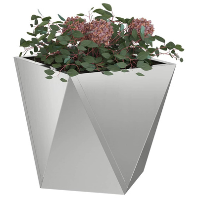 Donica Srebrny 30 x 30 x 30 cm Stal Galwanizowana