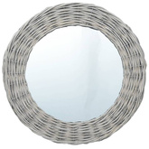 vidaXL Lustro, 60 cm, wiklina