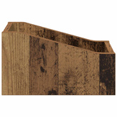 Pudełko na płyty LP 2 szt. Stare drewno 18 x 32 x 18 cm