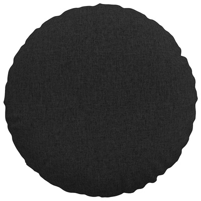 Poduszki na siedziska 2 pcs Czarny ?60 x 21 cm tkanina