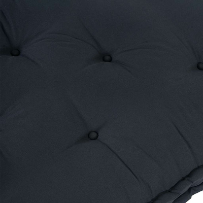 Poduszka do sofy paletowej antracytowy 120 x 80 x 12 cm tkanina