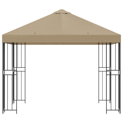 Altana 3 x 3 m Beżowy Poliester i Stal 190 gsm