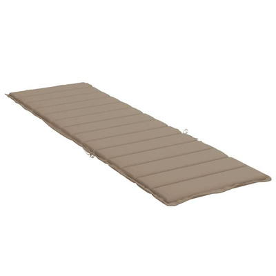 vidaXL Poduszka na leżak, taupe, 200x60x3 cm, tkanina Oxford