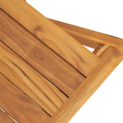 vidaXL Składane krzesła ogrodowe, 4 szt., 47x61x90 cm, drewno tekowe