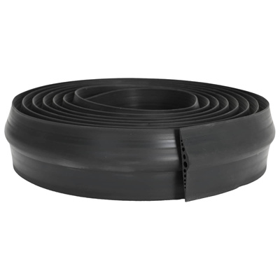 Uszczelka podłogowa do garażu Czarny 155 x 28 mm 4 m Guma EPDM