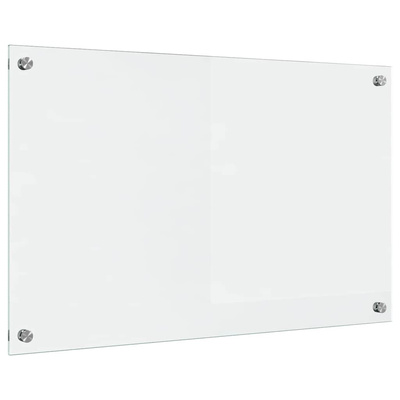 Panel kuchenny przezroczysty 80 x 50 cm szkło hartowane