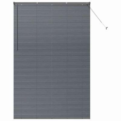 Żaluzje weneckie Ciemnoszary 220x150cm Aluminium