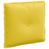 Poduszka na plecy Jasnożółty 50 x 19 x 45 cm tkanina