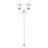Lampa ogrodowa Biały 68 x 20 x 235 cm Aluminium i szkło