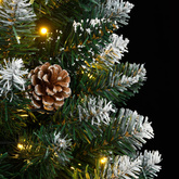 Sztuczna, smukła choinka, 150 lampek LED, 150 cm