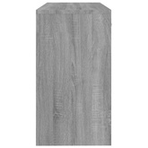 vidaXL Biurko z szufladą i szafką, szary dąb sonoma, 100x40x73 cm