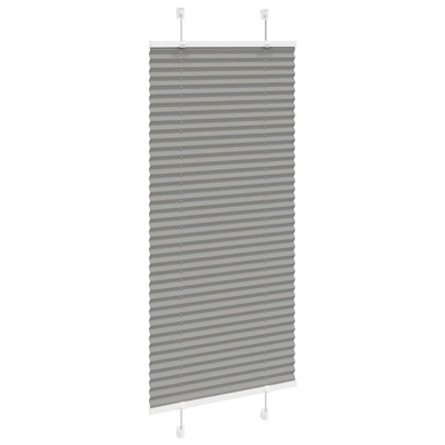 Roleta plisowana antracytowa 65x100 cm Szerokość tkaniny 64,4cm