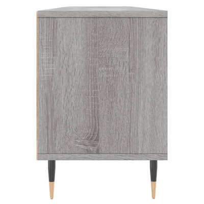 vidaXL Szafka pod TV, szary dąb sonoma, 150x30x44,5 cm wariant 5