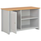 vidaXL Szafka pod TV, szara, 95 x 39 x 58 cm
