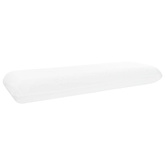 Poduszka do spania Gładki Biały 90 x 40 x 13 cm