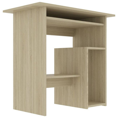 vidaXL Biurko, dąb sonoma, 80x45x74 cm, materiał drewnopochodny