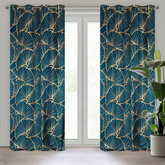 Zasłona Przel granatowa 140x250