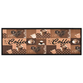 vidaXL Kuchenny dywanik podłogowy Coffee, brązowy, 60x300 cm