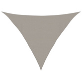 Żagiel przeciwsłoneczny, 160 g/m?, jasnoszary, 4x4x5,8 m, HDPE