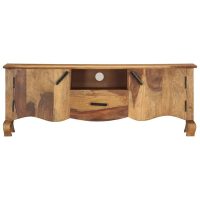 vidaXL Szafka pod TV, 115x30x42 cm, lite drewno sheesham