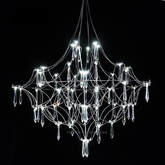 MEERA CRYSTAL 80 CM NICKEL CHROME ADANI AD239