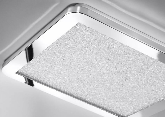 Plafon do łazienki NEXIT minimalistyczny – srebrny chromowany 30 cm - plafon z funkcją ściemniania LED 3000K 18W IP44 