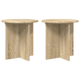 Stojak na rośliny 2 pcs dąb Sonoma 40 x 40 x 40 cm