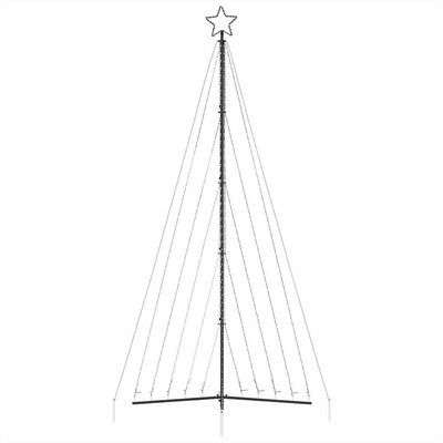 Choinka LED 570 LED Zimna biel 399 cm