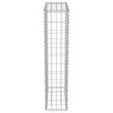 Ściana gabionowa, stal galwanizowana, z pokrywą, 50x20x100 cm