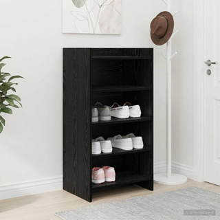 Szafka na buty Czarny dąb 48 x 36 x 92 cm Drewno inżynieryjne