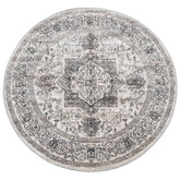 vidaXL Dywan ARBIZU do pomieszczeń i na zewnątrz, vintage, Ø 120 cm