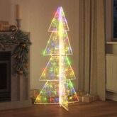 Choinka z 160 diodami LED Wielokolorowe 150 cm Akryl