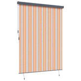 Roleta Żółty i Niebieski 200 x 250 cm Materiał i Aluminium