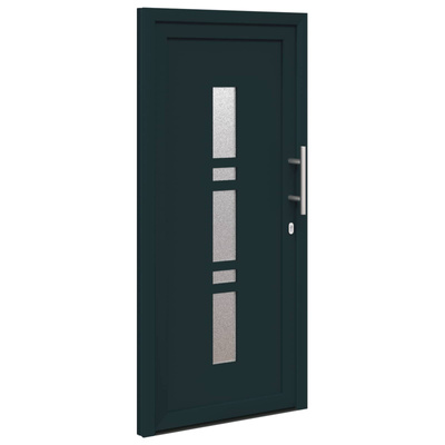 Drzwi Frontowe 98 x 208 cm PVC antracytowy