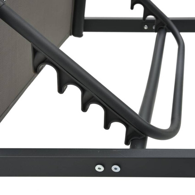 vidaXL Leżak, aluminium i tworzywo textilene