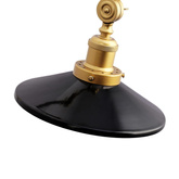 Kinkiet Retro nastawny Czarno Złoty Abruzzo Gloria