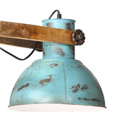 Lampa wisząca, 25 W, postarzany niebieski, 85x28x109 cm, E27