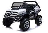 Auto na Akumulator Mercedes Unimog 4x4 Dla Dzieci Światła LED MP3 Biały