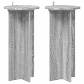 Stojak na rośliny 2 pcs Szary Sonoma 29,5 x 29,5 x 60 cm
