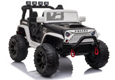 Auto na Akumulator JC666 Światła LED MP3 Pilot Policyjny Biały