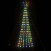 vidaXL Stożkowa choinka z lampek, 275 kolorowych LED, 180 cm