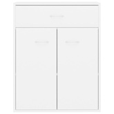 Szafka, biała, 60x30x75 cm, materiał drewnopochodny