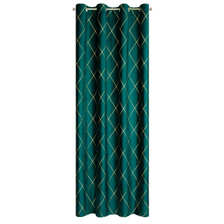 Zasłona Pier turkusowa 140x250