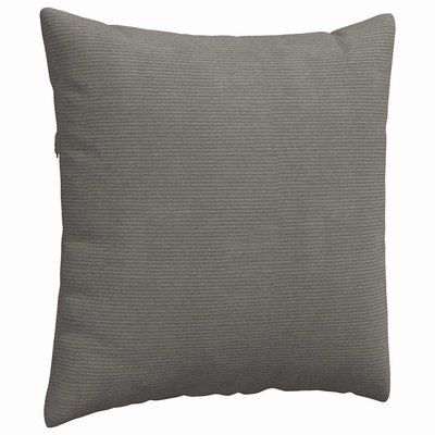 Poduszki na sofę 2 pcs Jasnoszary 80 x 80 cm Tkanina sztruksowa