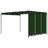 Altana 4 x 3 x 2,3 m zielony Poliester i Stal