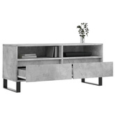 vidaXL Szafka pod TV, szarość betonu, 100x34,5x44,5 cm model standard