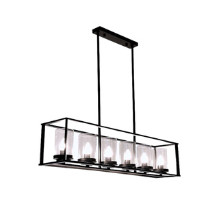 Lampa wisząca Abigali Retro Classic, czarny 6xE27