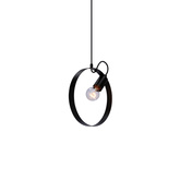 Lampa wisząca czarna metalowa Nexo Ledea 50101199
